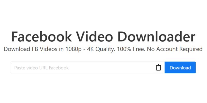 Tải video facebook với Fsave.io
