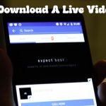 How to download a live video on FB